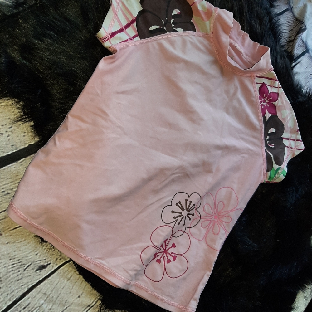 Pink L.L. Bean Girls Rashguard - Picture 5 of 8